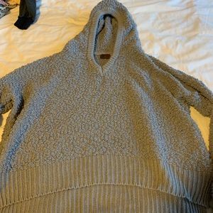 Cropped grey hoodie!